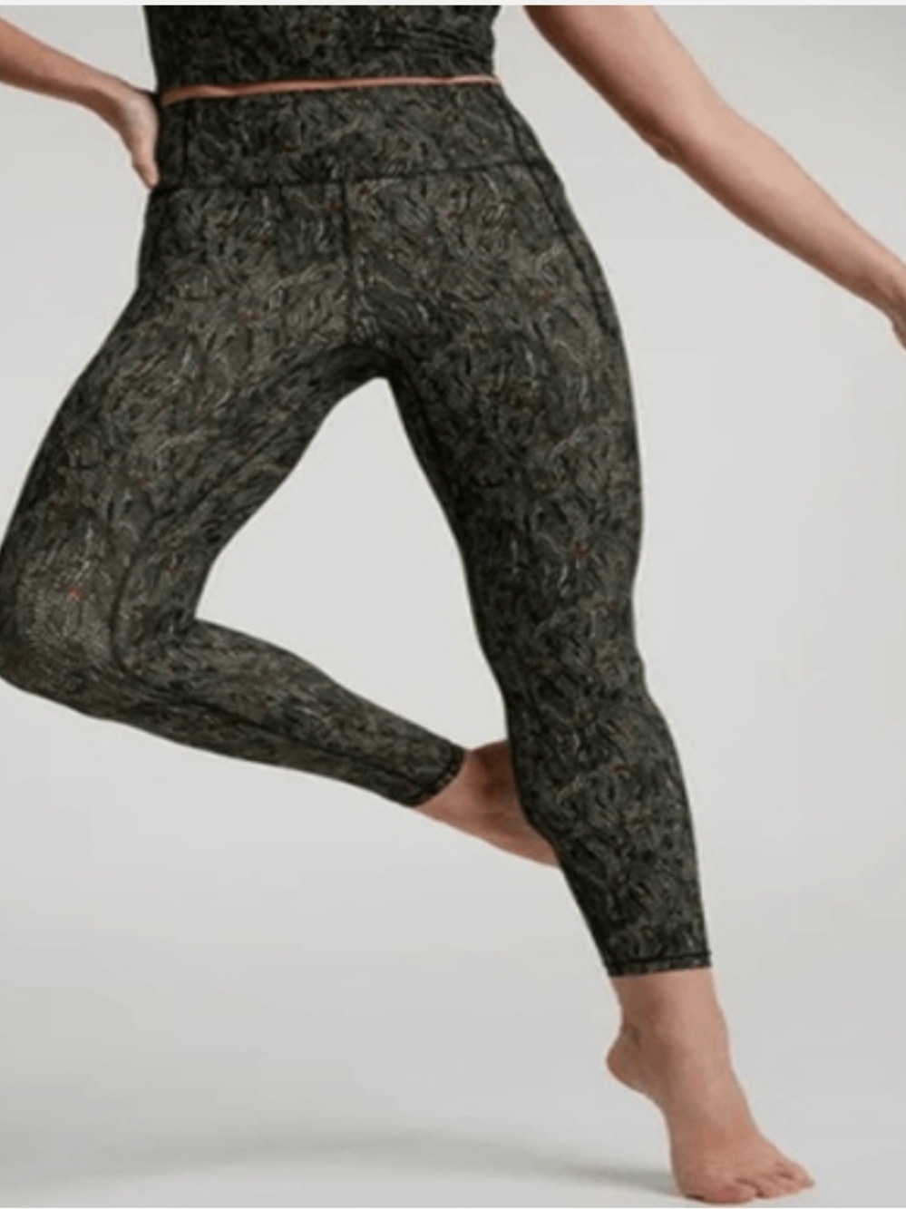 CALIA Inspire Hr 7/8 Leggings Serpent Print Black